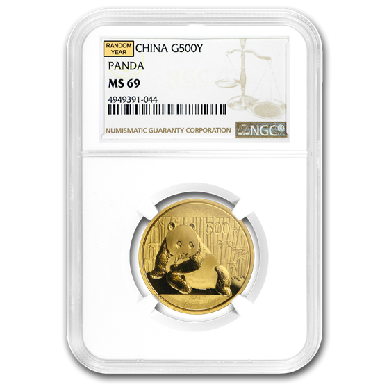 China 1 oz Gold Panda MS-69 NGC (Random Year) China 1 oz Gold Panda MS-69 NGC (Random Year)